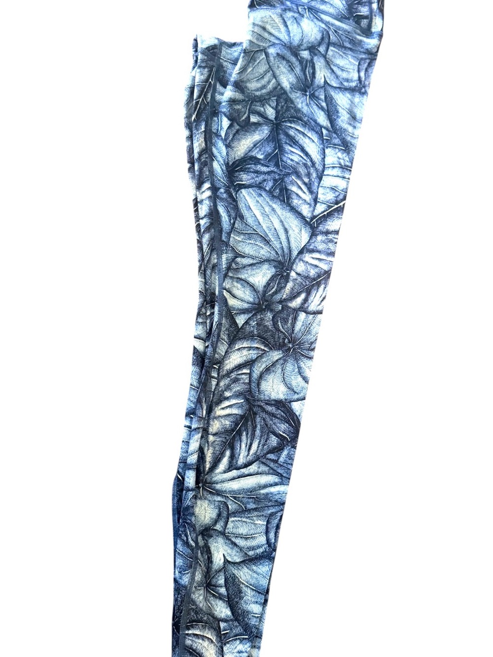 lululemon athletica Blue Leaf-Print Leggings